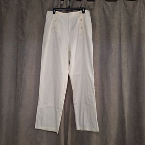 NWT Happily Grey Cream Trouser Size XL